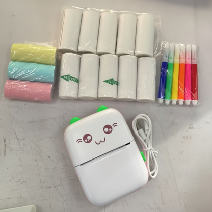 Portable Mini Bluetooth Pocket Thermal Label Printer for Phone Notes & Photos